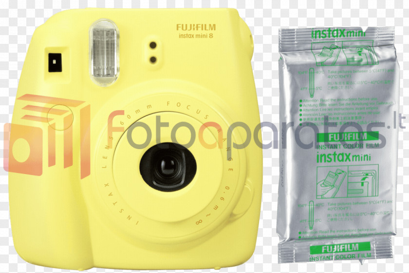 Camera Photographic Film Polaroid SX-70 Fujifilm Instax Mini 8 PNG