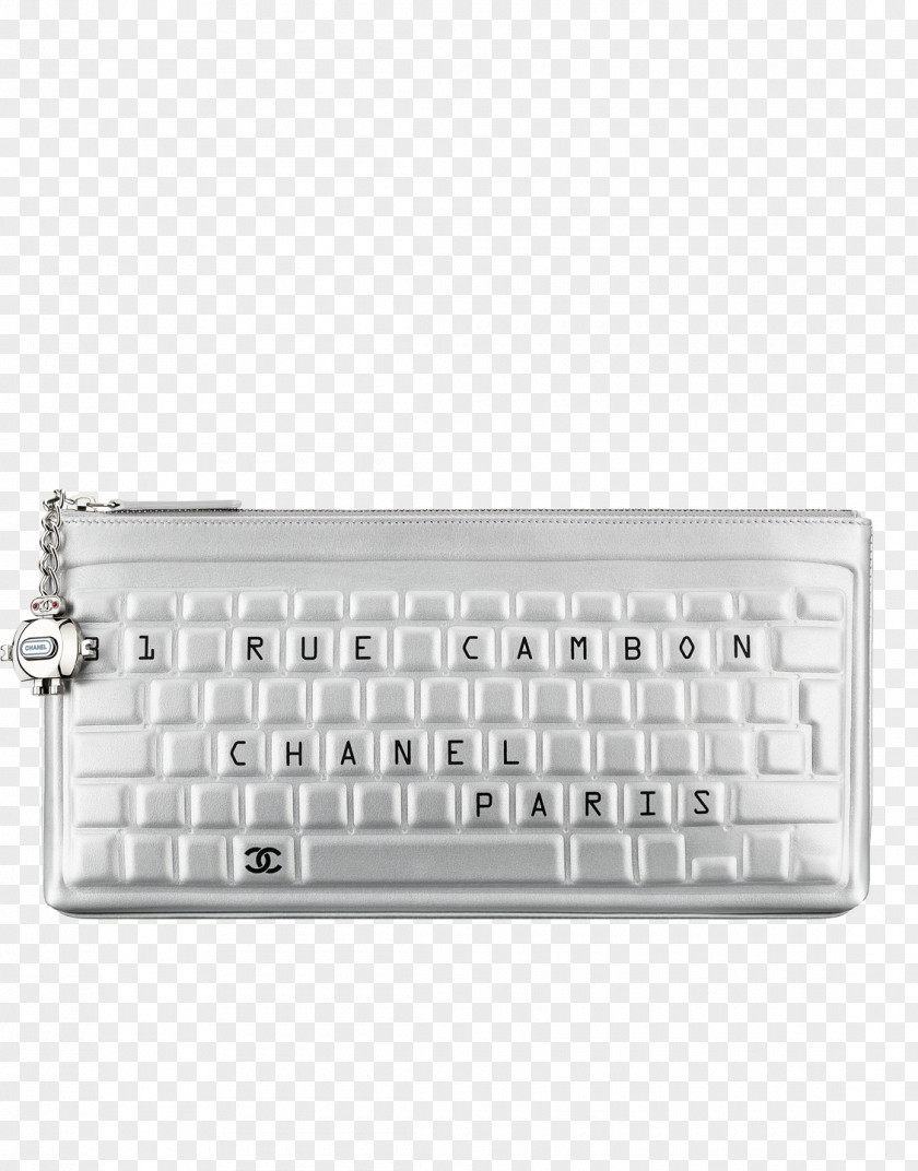 Chanel Computer Keyboard Handbag Clutch Designer Clothing PNG