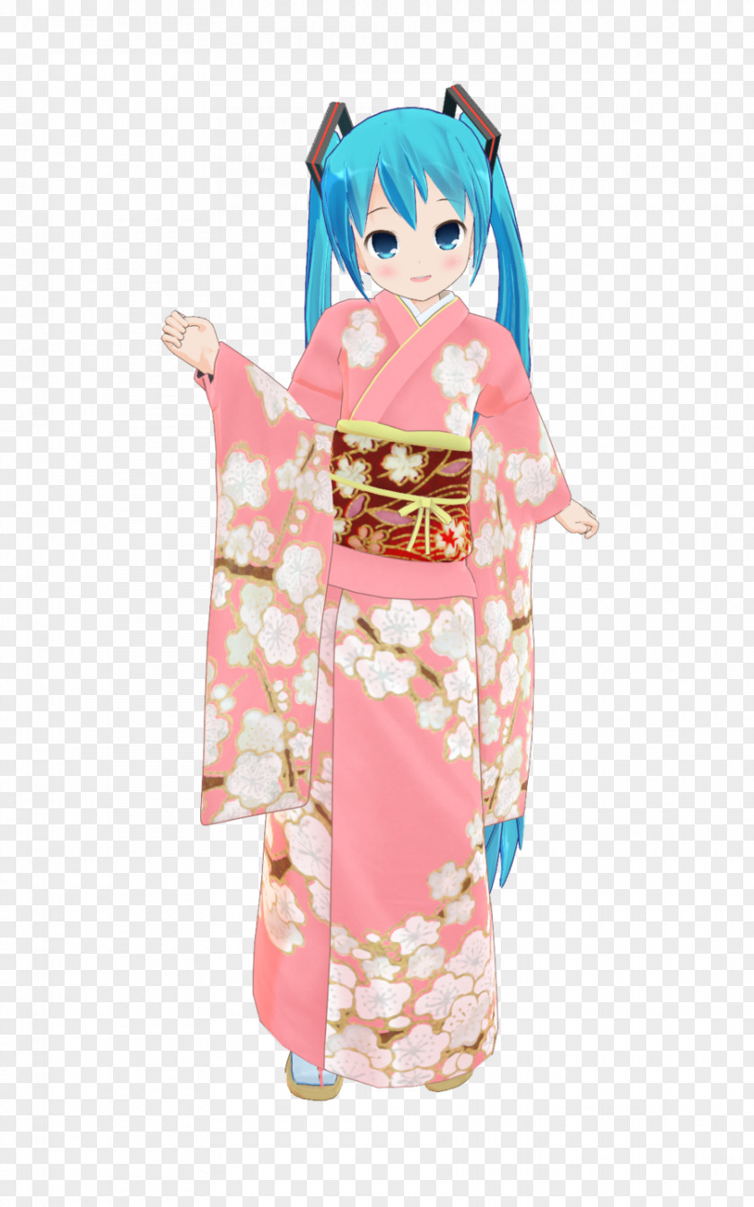 Kimono Clothing Hatsune Miku Yukata Megurine Luka PNG