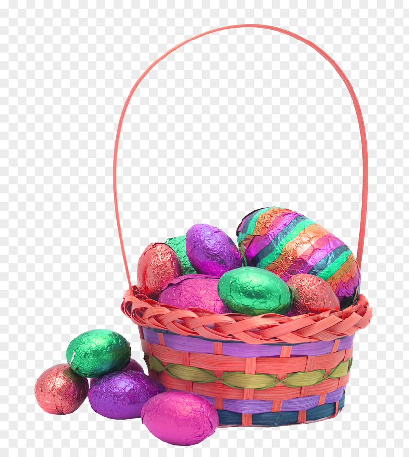 EASTER Easter Egg Basket PNG