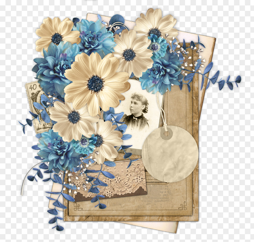 Floral Design Cut Flowers Paper Flower Bouquet PNG