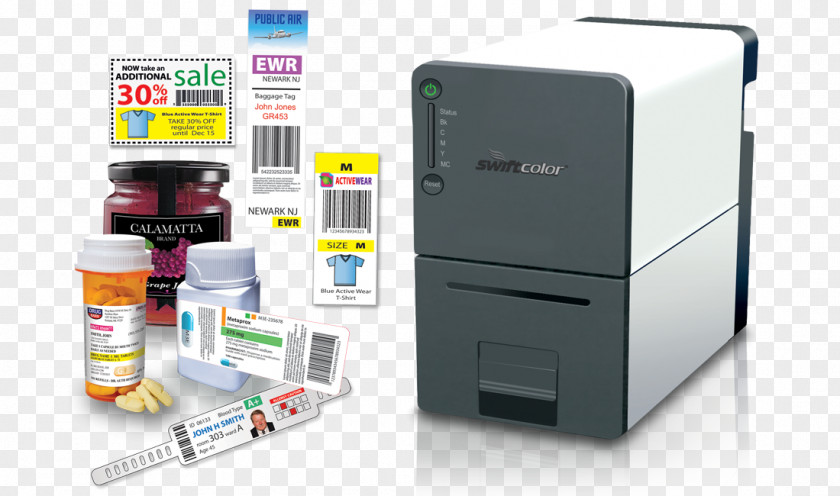 Multi Usable Colorful Brochure Label Printer Inkjet Printing PNG