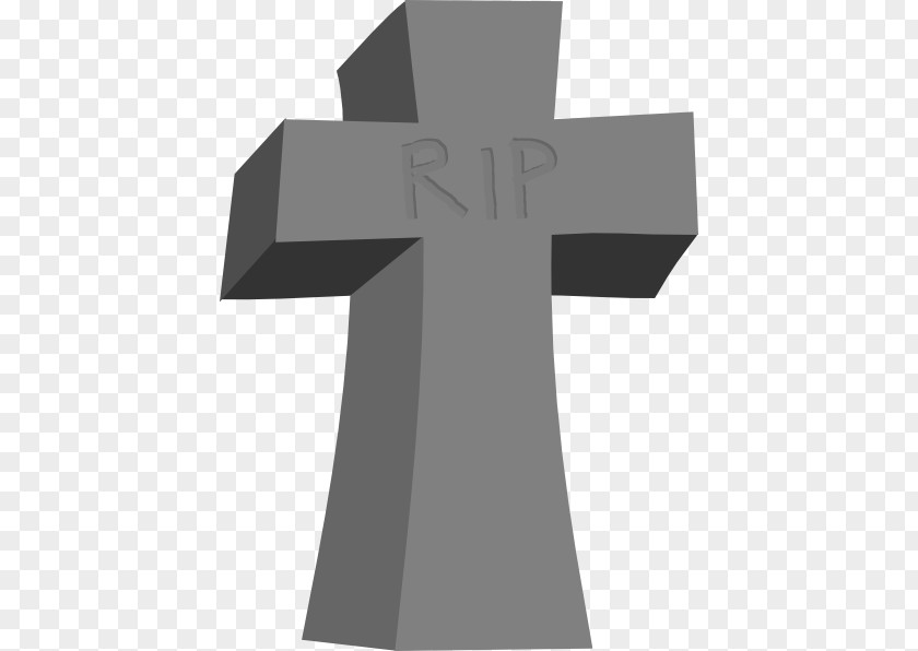Rip Cliparts Christian Cross Headstone Death Clip Art PNG