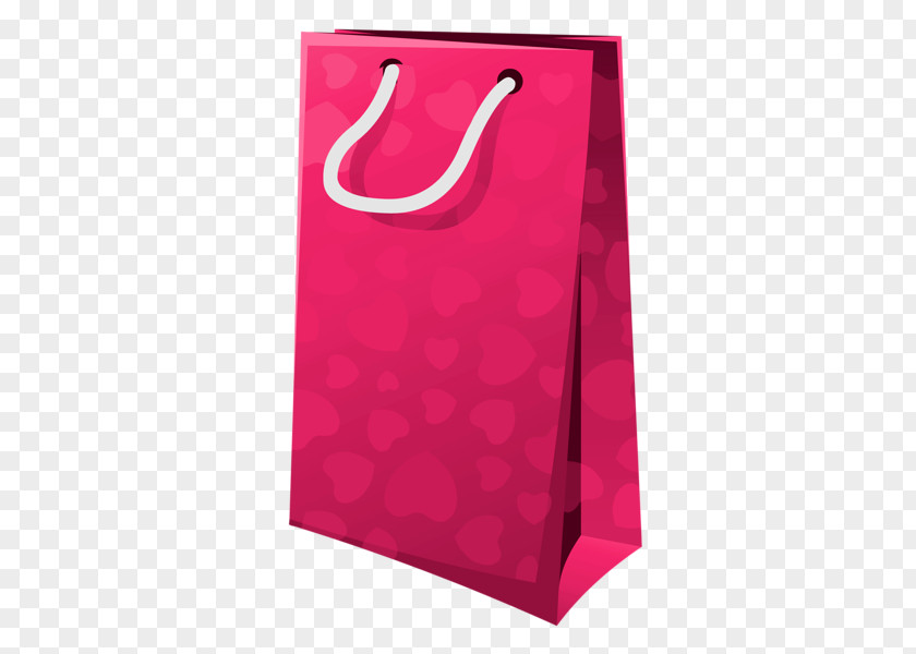 Rose Heart Bag Pink Valentines Day Red PNG