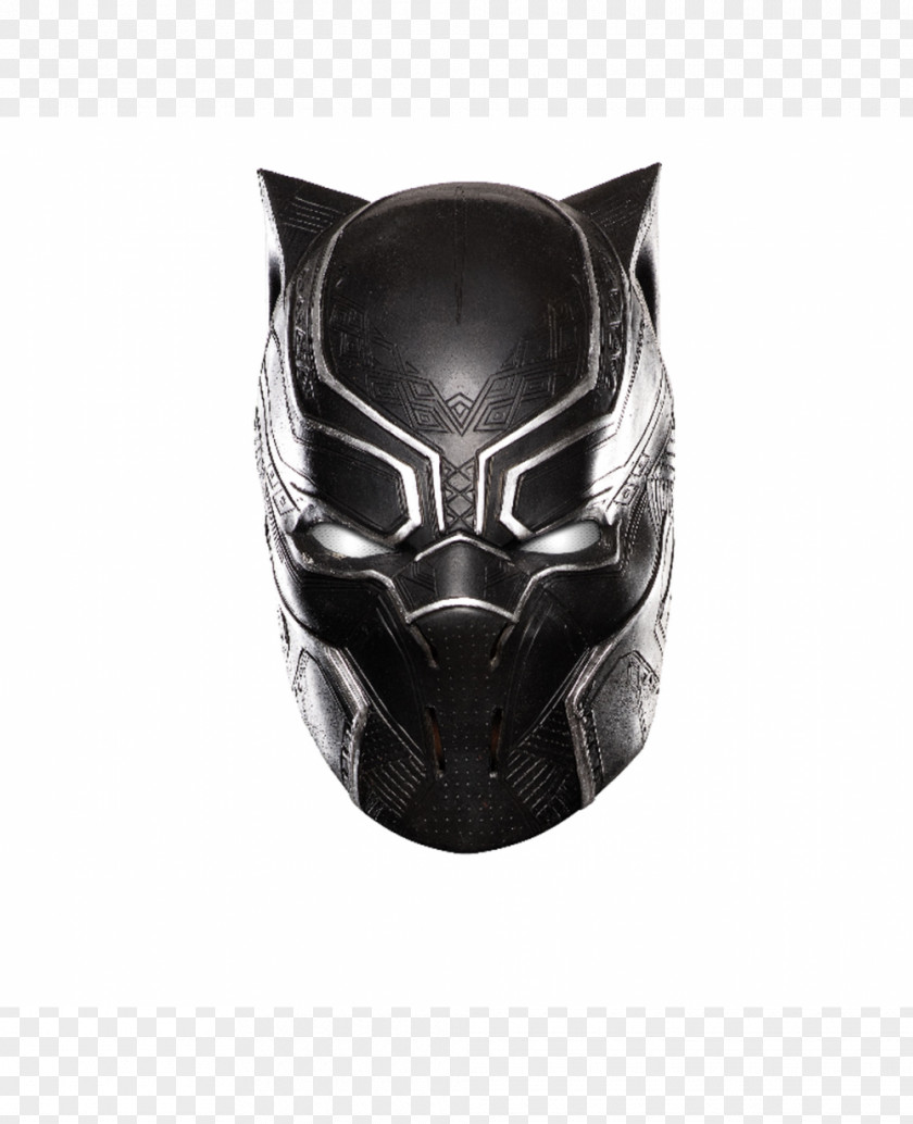 Black Panther Mask Latex Costume Marvel Comics PNG