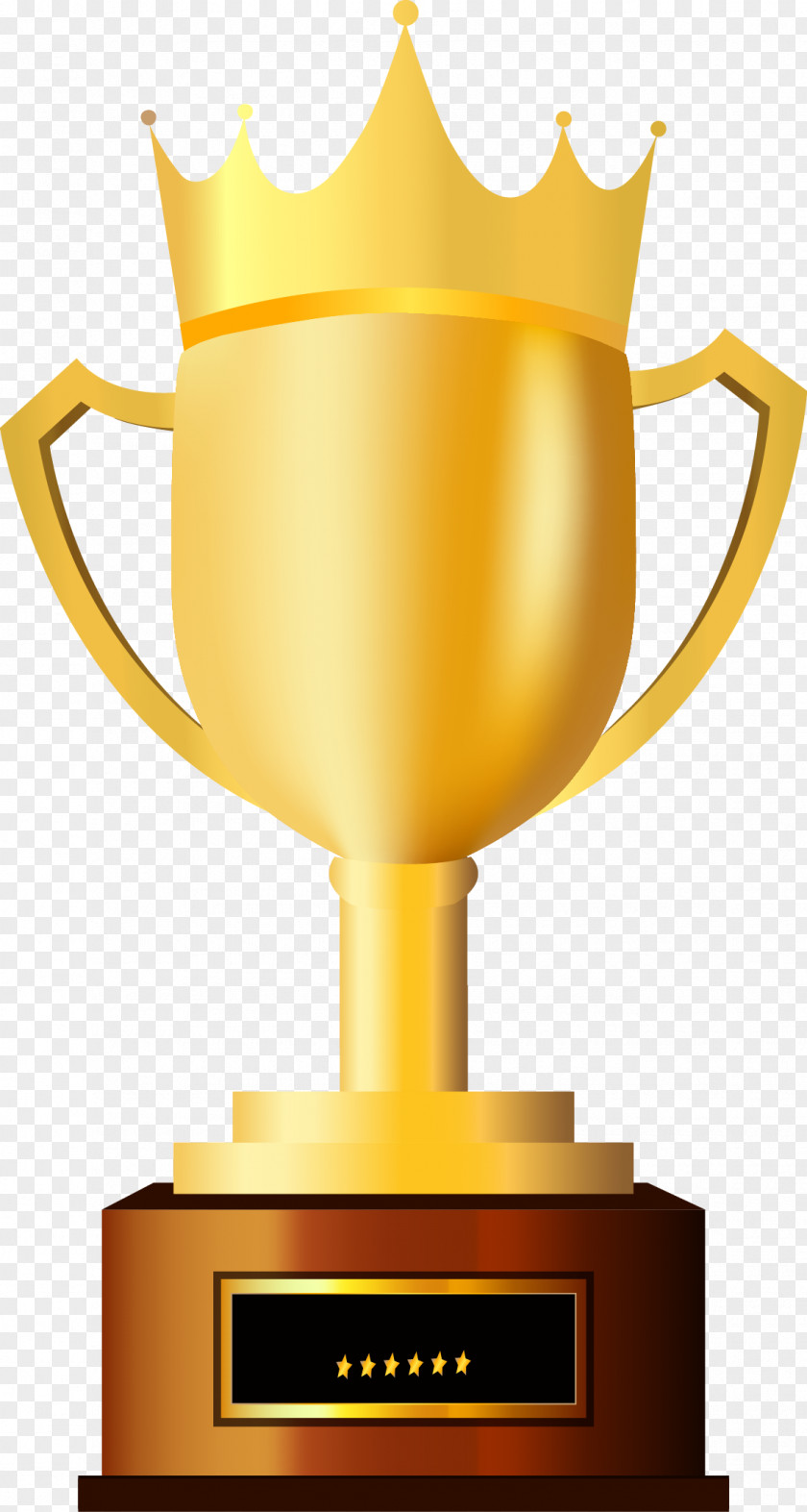 Crown Trophy Vector PNG