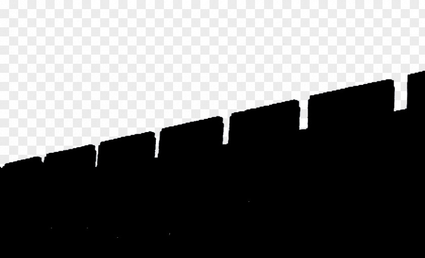 Great Wall Of China Ancient Architecture Silhouette Pattern PNG