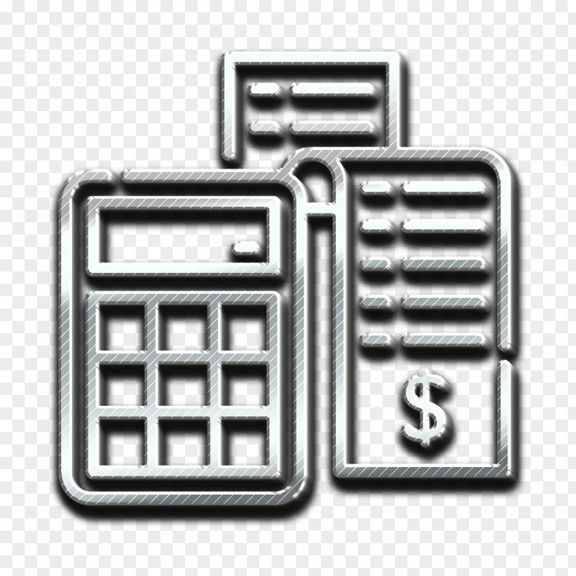 Metal Rectangle Ecommerce Icon Money Accounting PNG