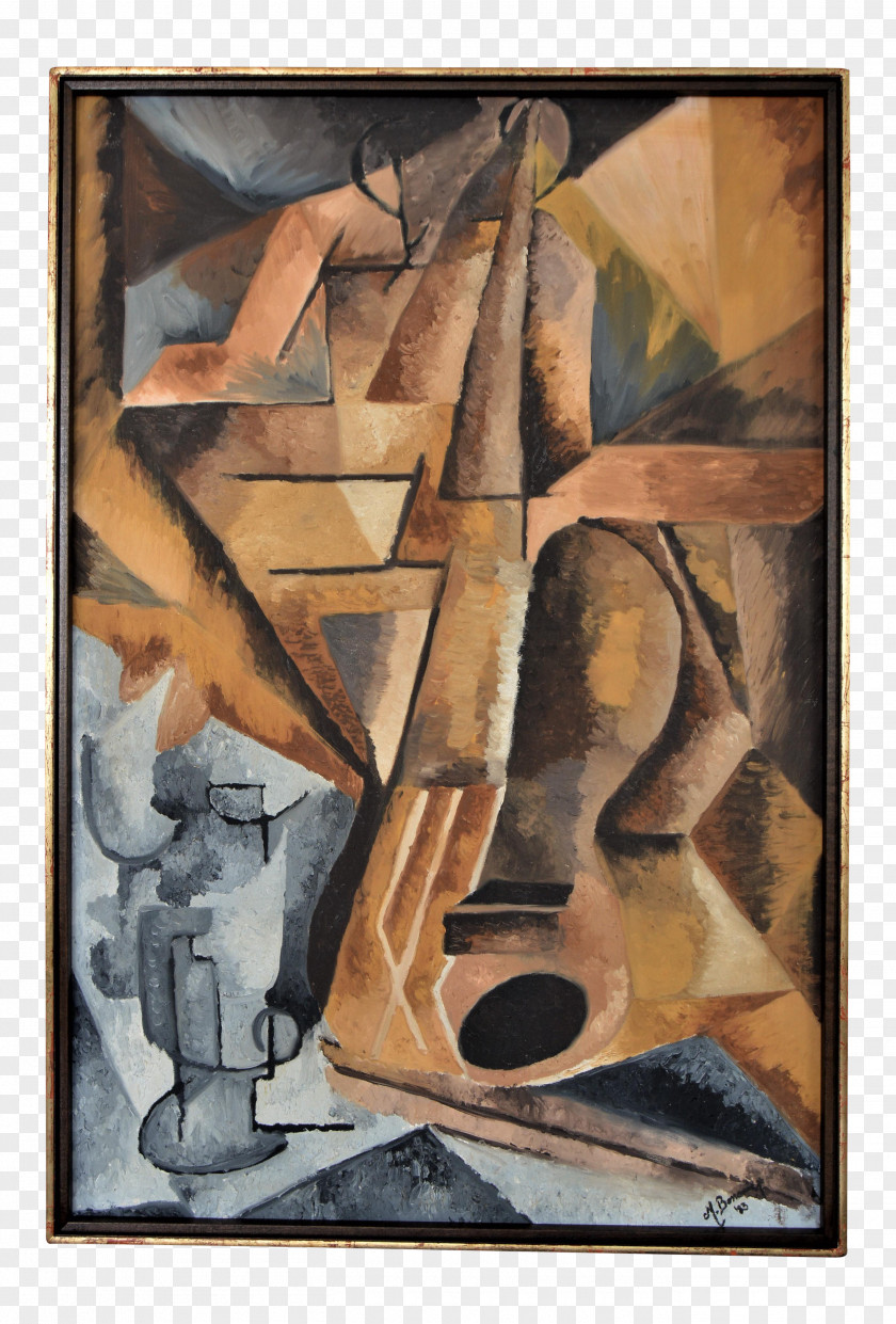 Painting Modern Art Still Life Oil Cubism PNG