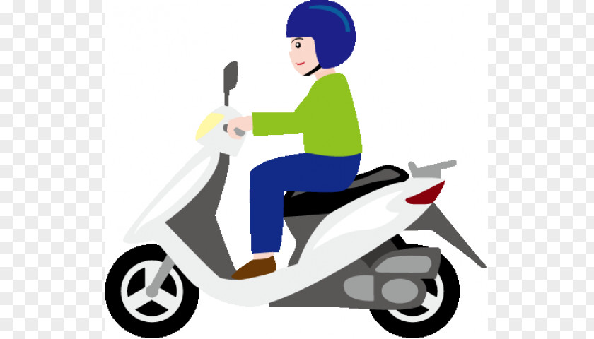 Scooter Clip Art: Transportation Motorcycle Bicycle Art PNG