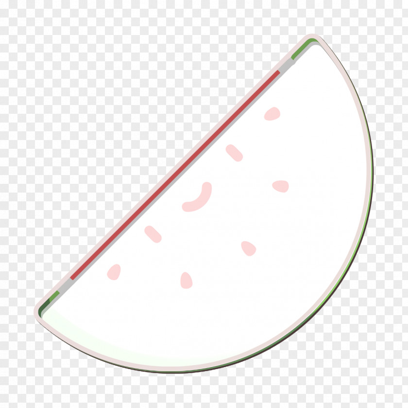Triangle Polka Dot Watermelon Icon Tropical PNG