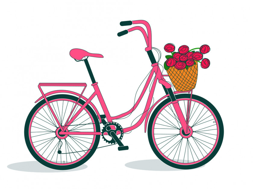 Bicycle Baskets Clip Art PNG