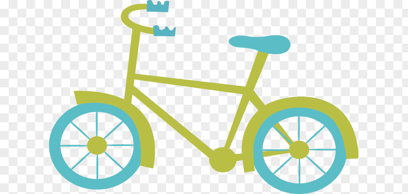 Fresh Painted Cartoon Bike Raleigh Bicycle Company PNG
