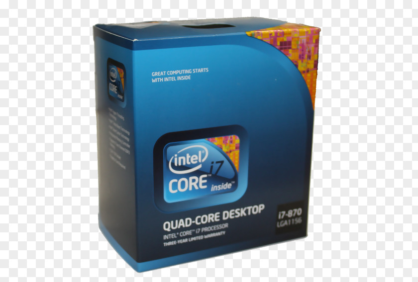 Intel Core I5 LGA 1156 Central Processing Unit PNG