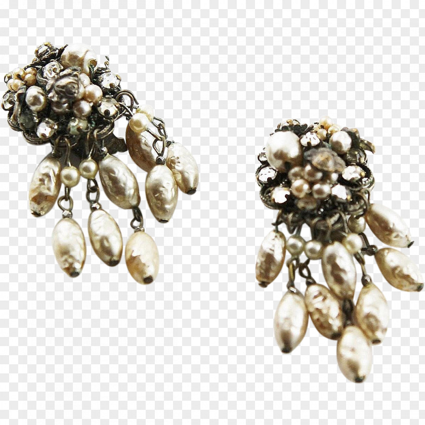 Jewellery Imitation Pearl Earring Body PNG
