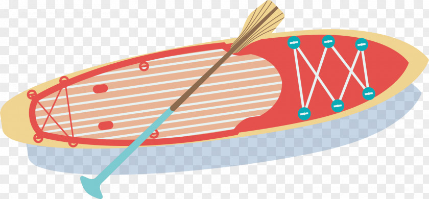Red Cartoon Boat Drawing PNG