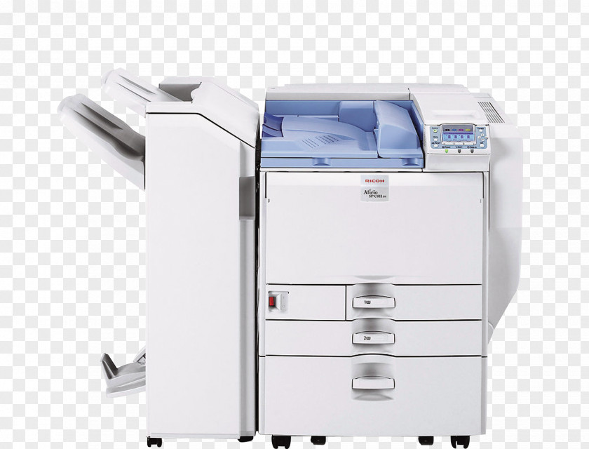 White Printer Paper Photocopier Ricoh Machine Printing PNG