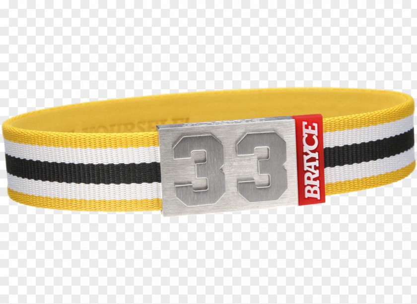 Belt Yellow Wristband Bracelet White PNG