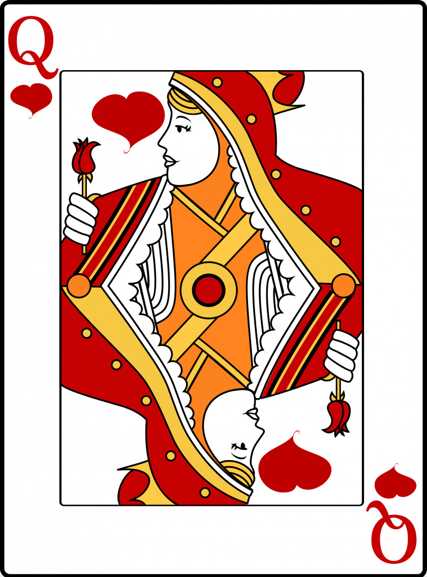 Cards Queen Of Hearts Playing Card Clip Art PNG