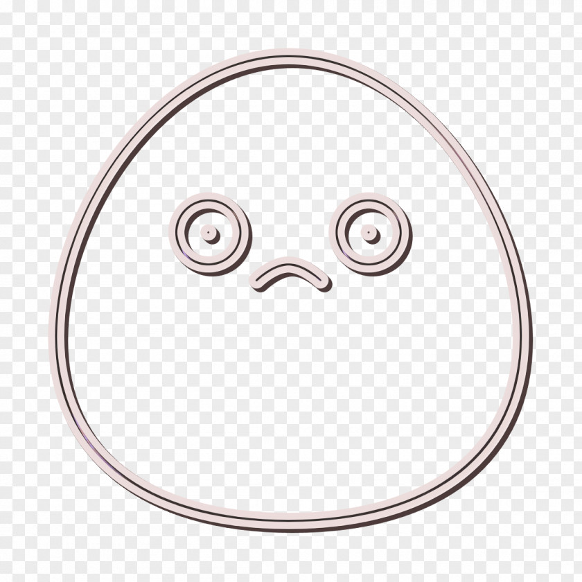 Emoji Icon Unhappy PNG