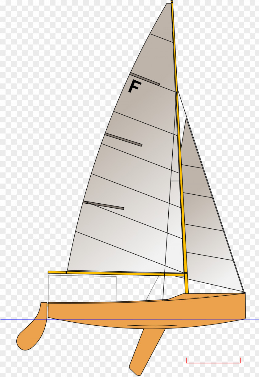 Firefly Dinghy Sailing Boat PNG