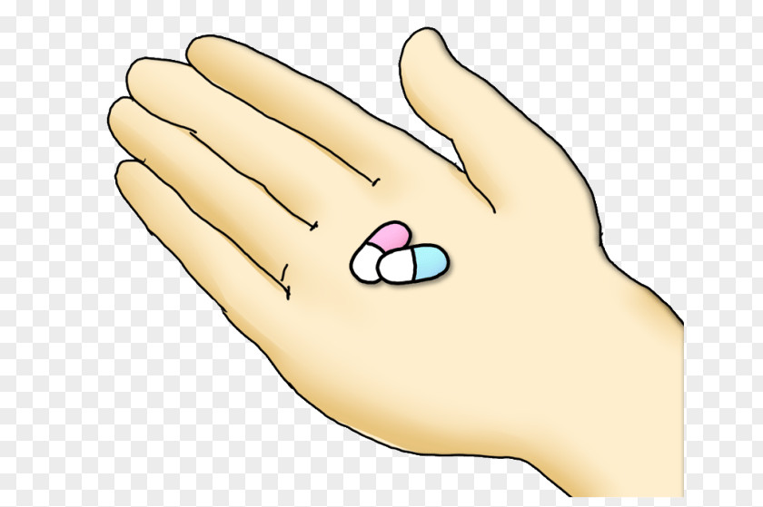 Taking Medication Thumb Hand Model Glove Nail PNG