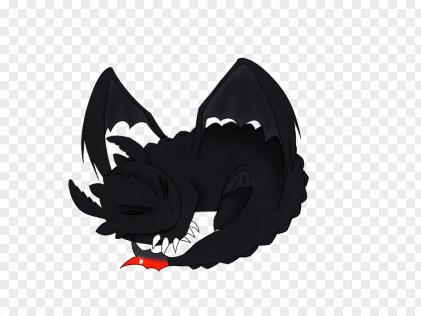 Toothless Black M PNG