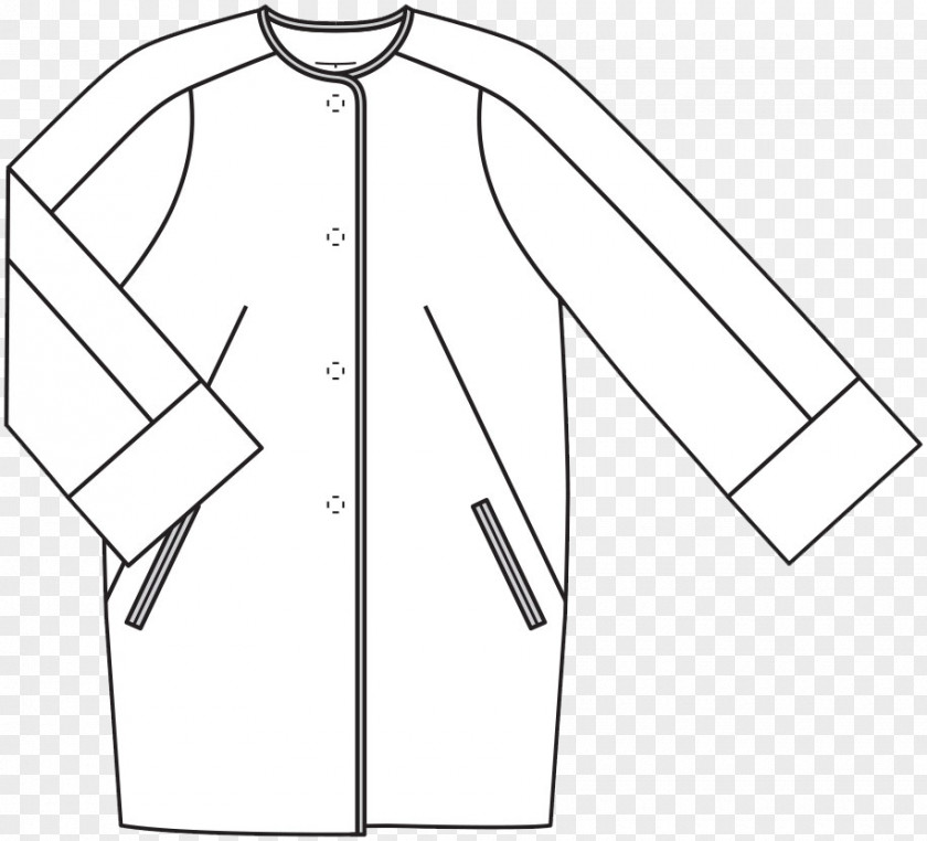 Dress Collar Pocket Burda Style Pattern PNG