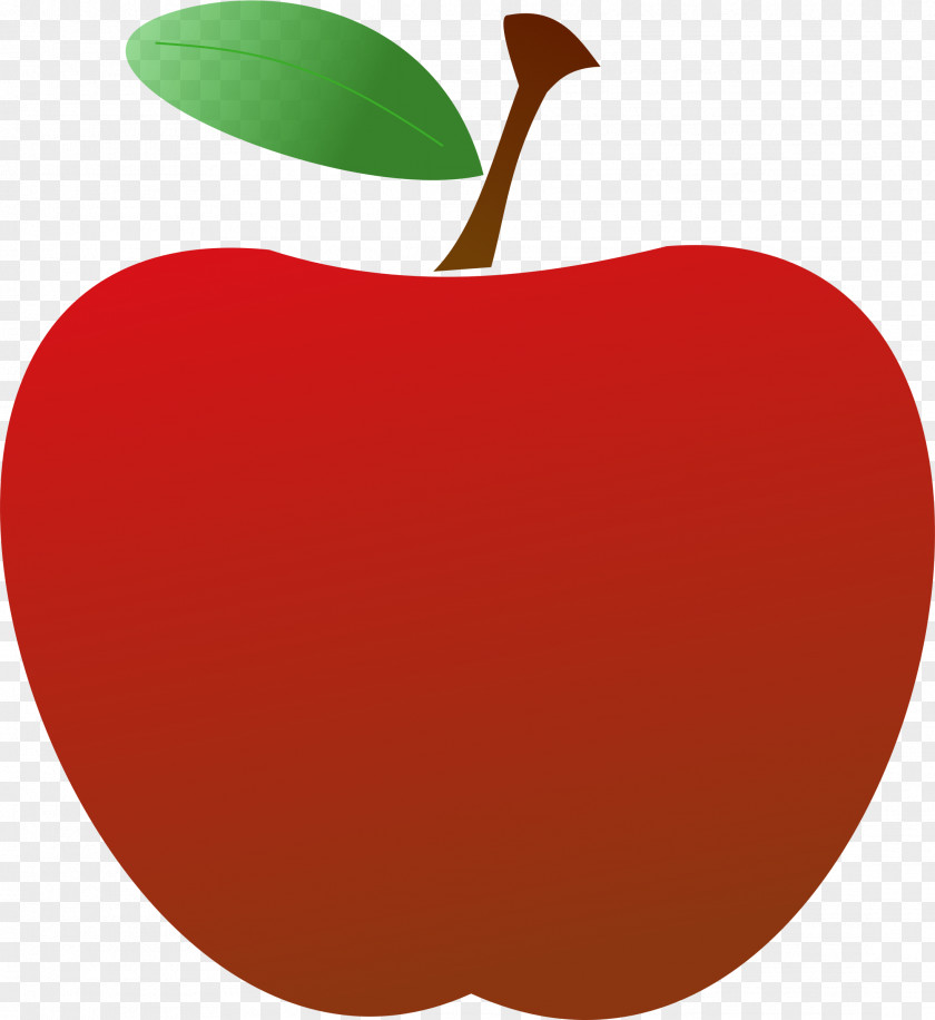 Red Apple Teacher Education Clip Art PNG
