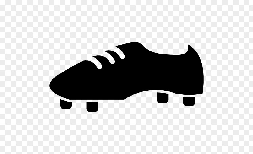 Silhouette Football Boot Cleat Sport PNG