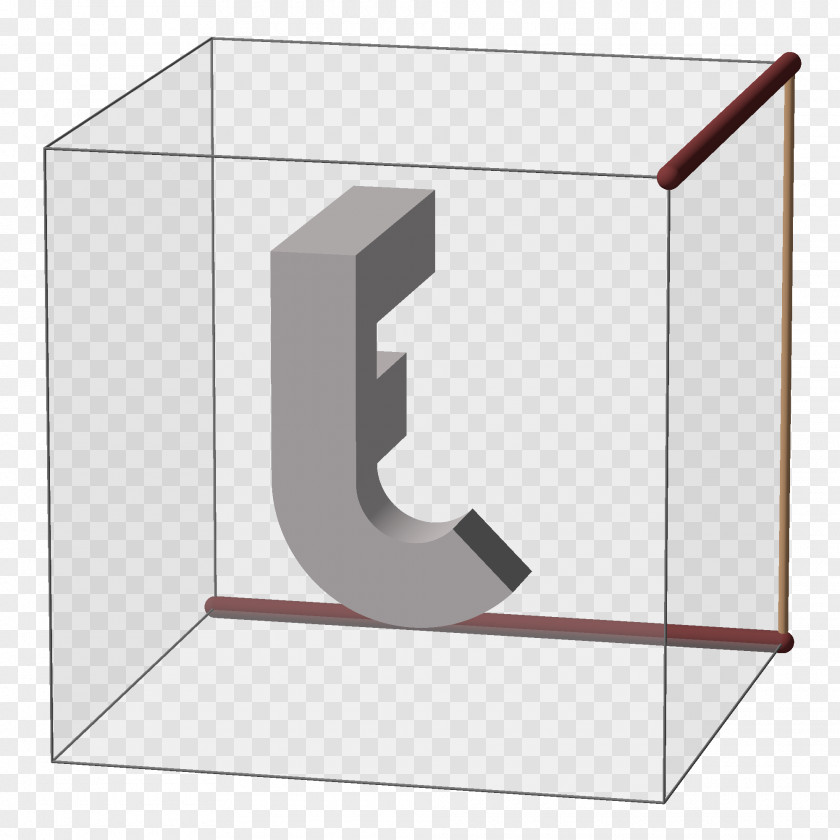 Blue Cube Table Right Triangle Line PNG