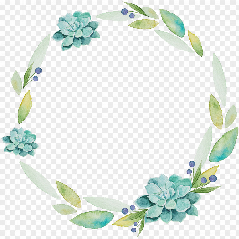 Fresh And Elegant Watercolor Wreath PNG and elegant watercolor wreath clipart PNG
