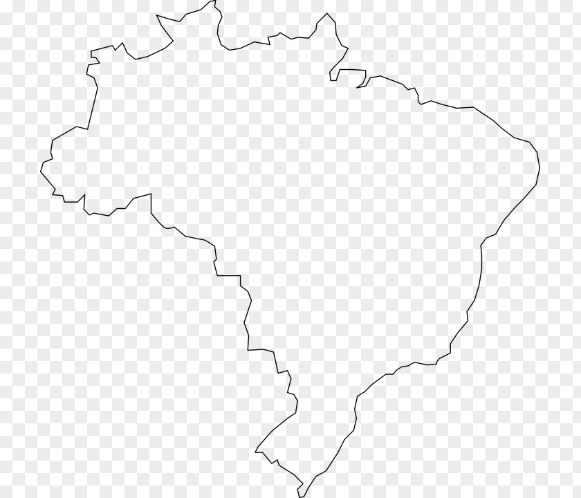 Map Brazil Blank Clip Art PNG