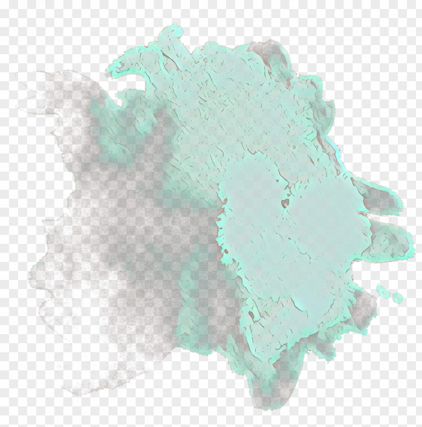 Map Mineral Aqua Turquoise Green PNG