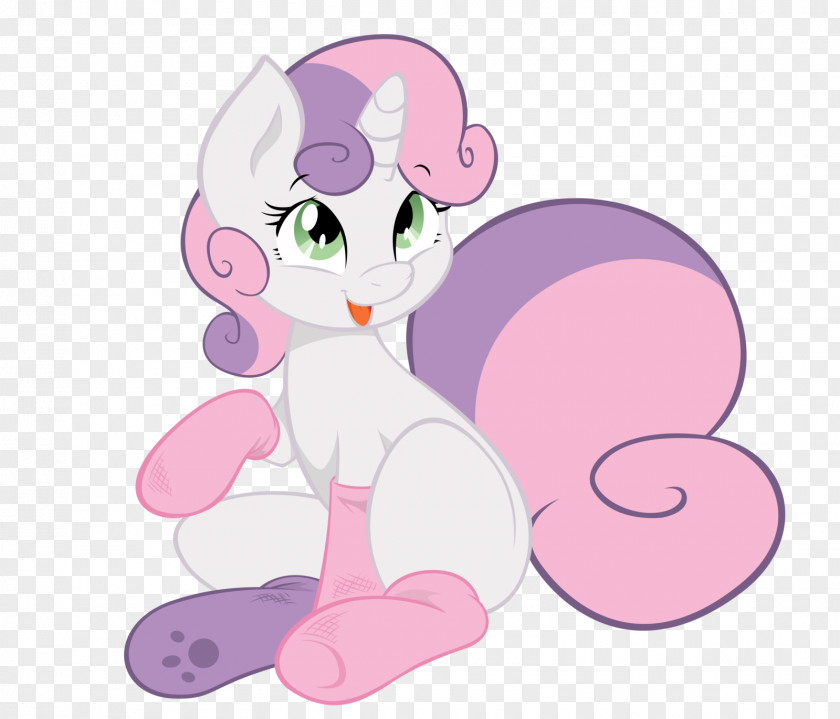 My Little Pony: Equestria Girls Sweetie Belle Sock PNG