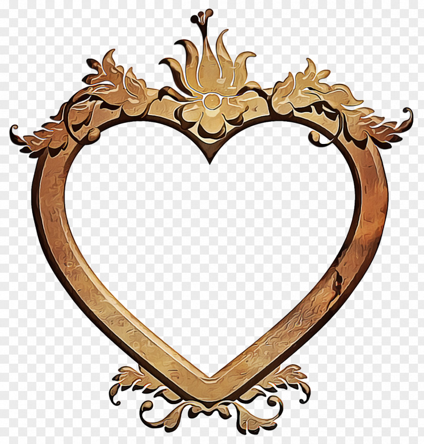 Mirror Ornament Love Background Frame PNG