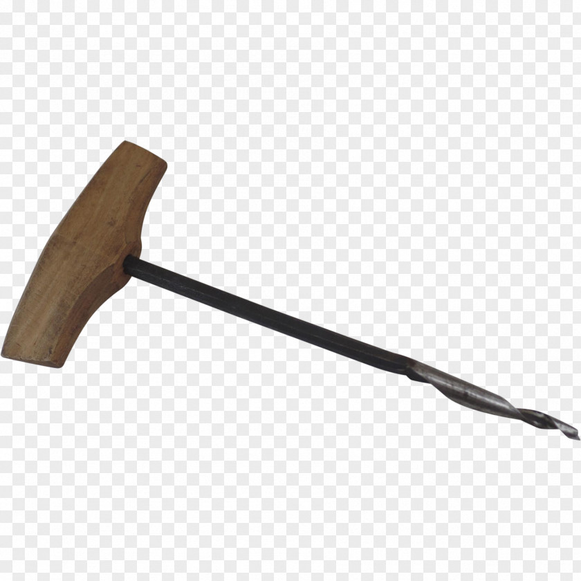 Tool Gimlet Screw Pickaxe Wood PNG