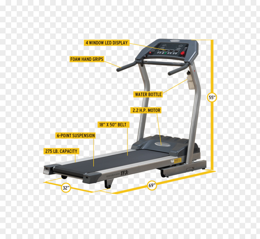 Treadmill Tech Aerobic Exercise Endurance Fitness Centre PNG