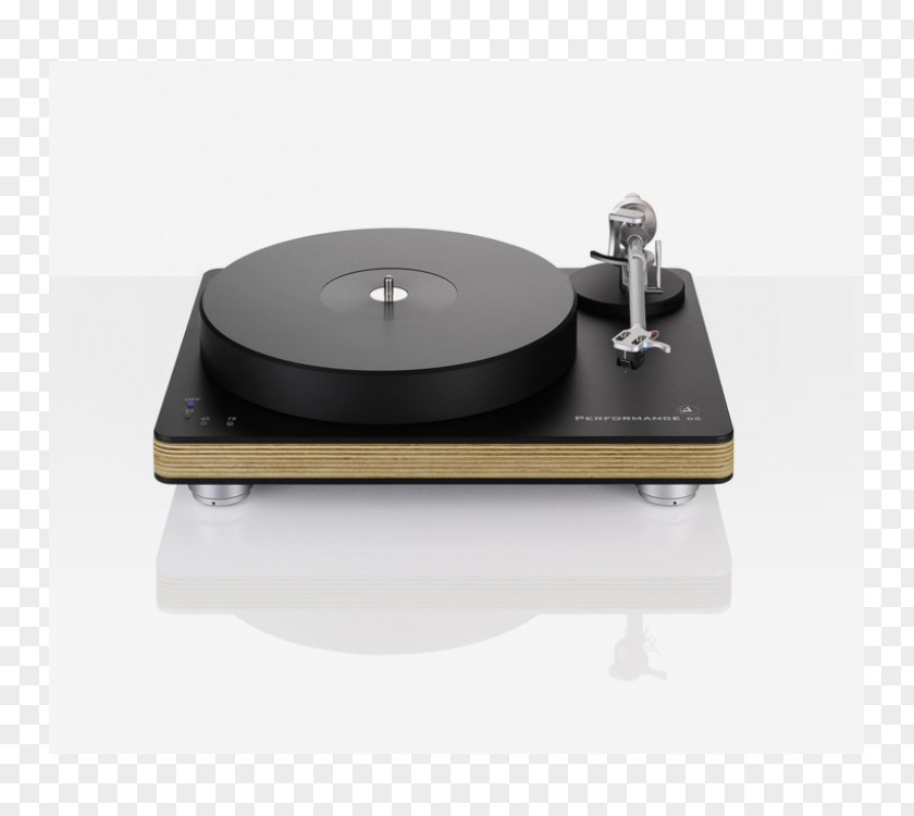 Wood Gear Clearaudio Electronic High Fidelity Turntable Phonograph PNG