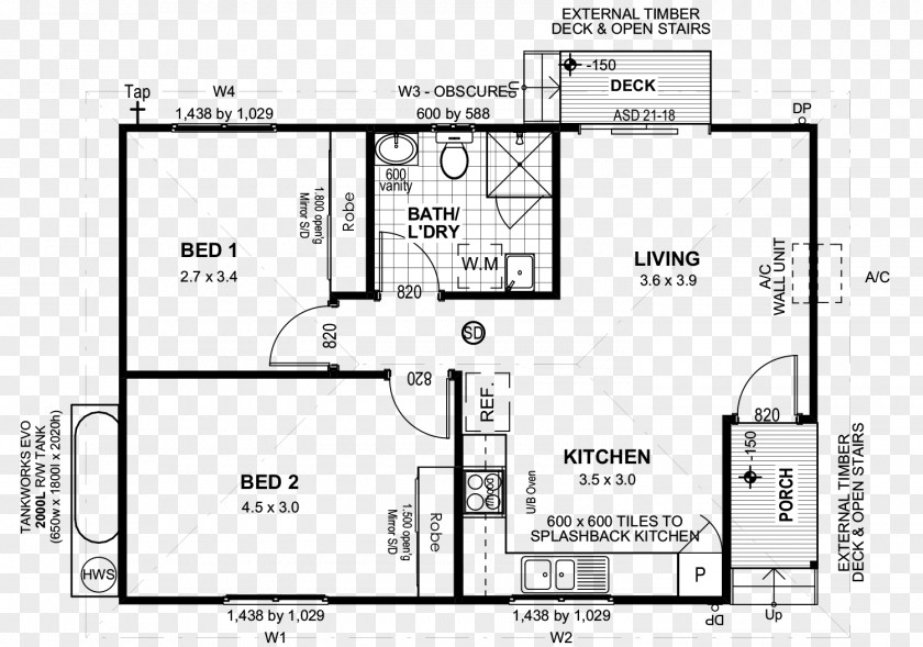 Apartment Floor Plan Acrow Investments PNG