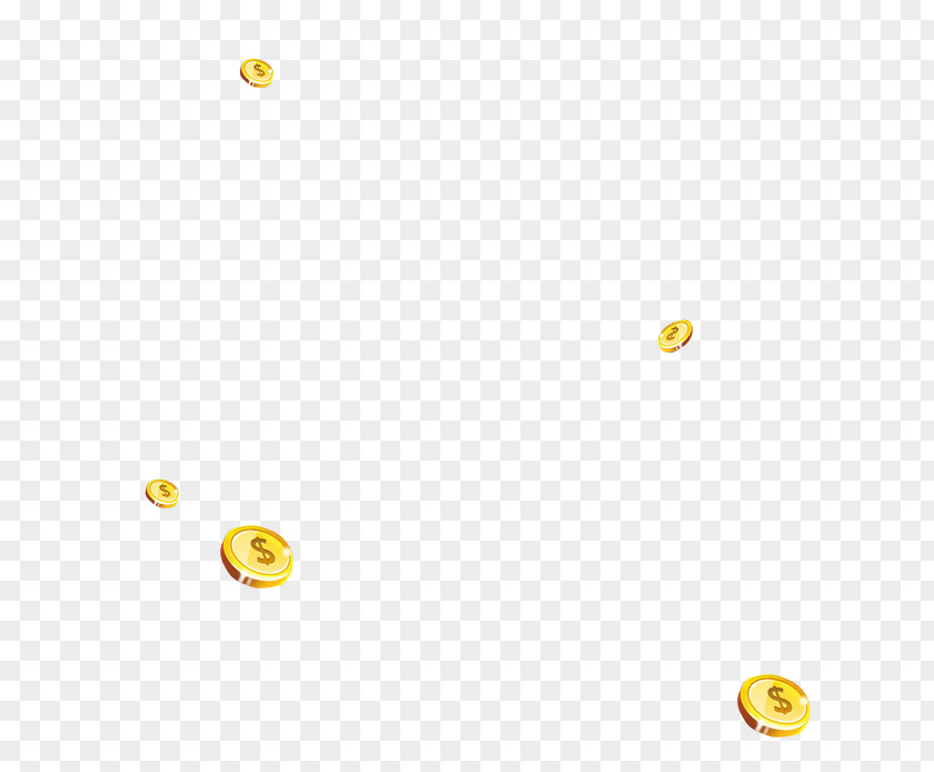 Film Box Office Gold Coins Floor Yellow Material Pattern PNG