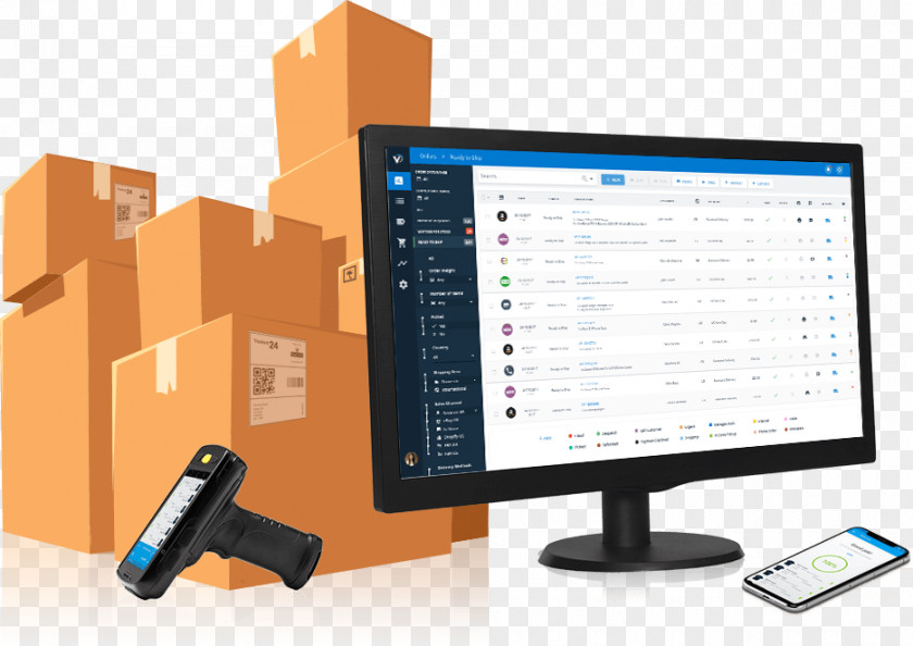 Warehouse Inventory Management Software Computer PNG