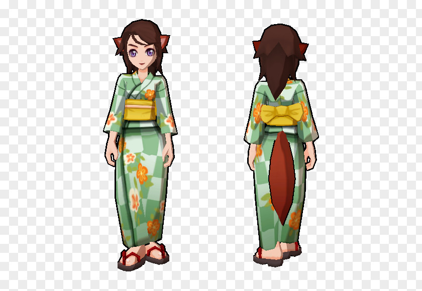 Bride Squad Costume Design Kimono Cartoon PNG