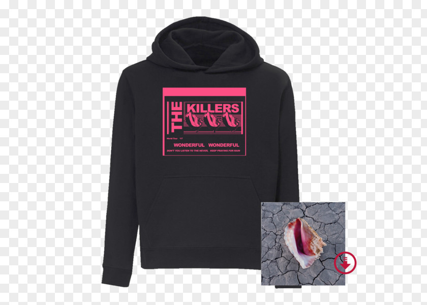 Digital Products Album Hoodie T-shirt Wonderful The Killers PNG