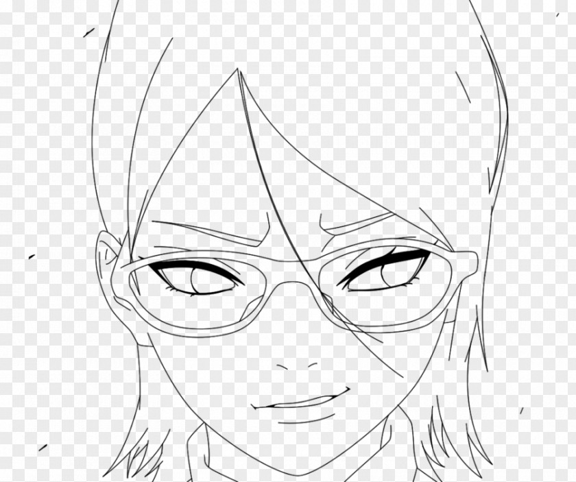 Eye Cheek Drawing Line Art Sketch PNG