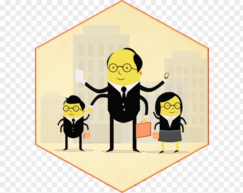 Gesture Room Cartoon Yellow Interaction PNG