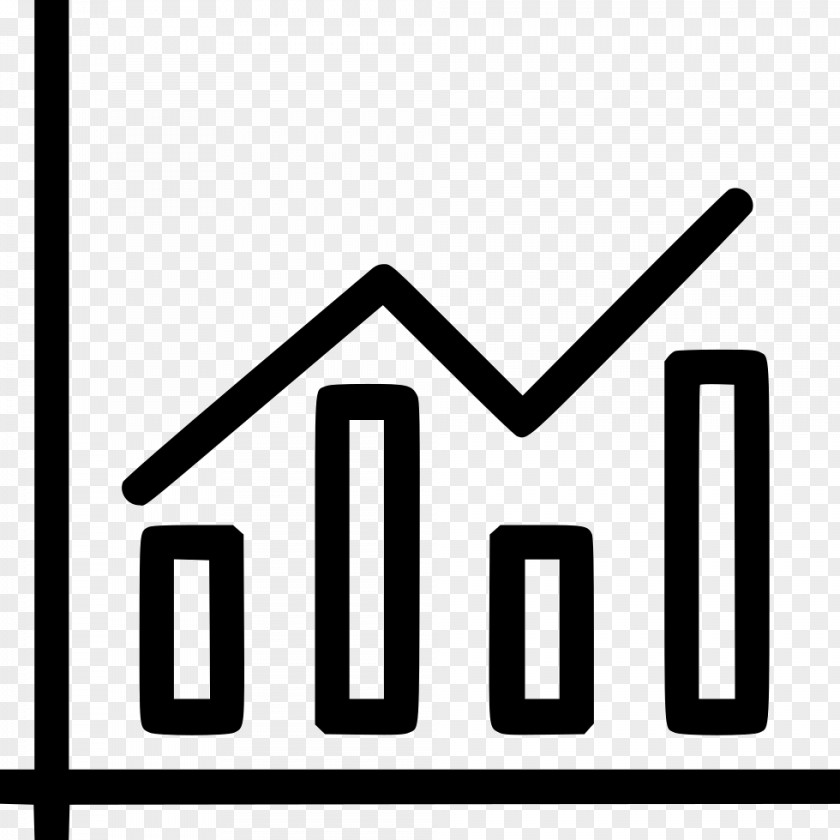 Line Bar Chart Icon Design PNG