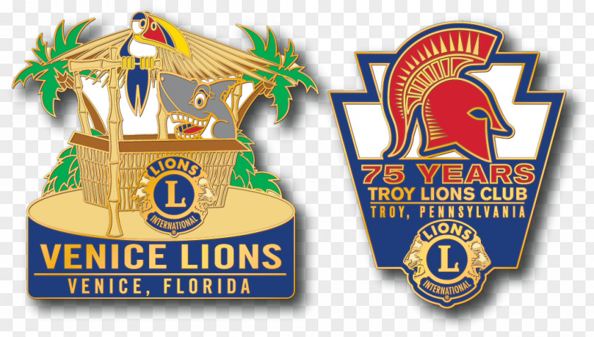 Lions Club Logo Badge Label Font PNG