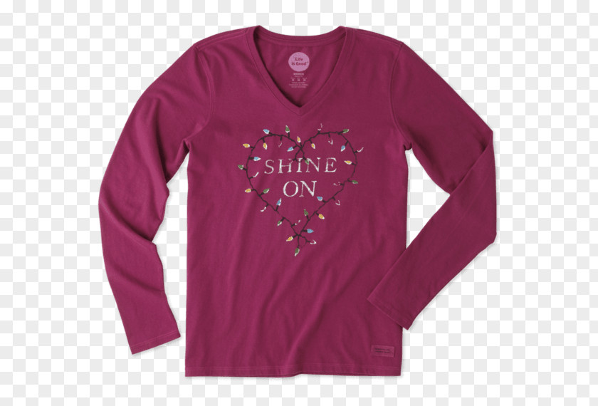 Shine Light Long-sleeved T-shirt Sweater Bluza PNG