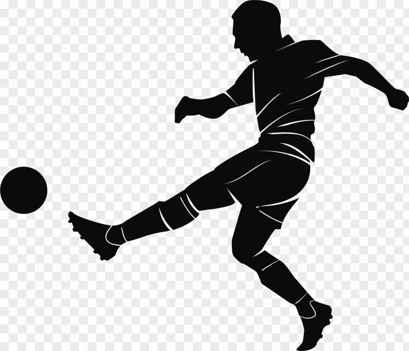 Soccer Player Hitting Clip Art Vector Graphics Football Openclipart PNG
